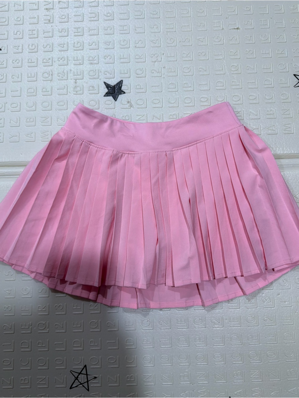 Girls 7 yrs / all in motion Pink Pleated Skater Skirt